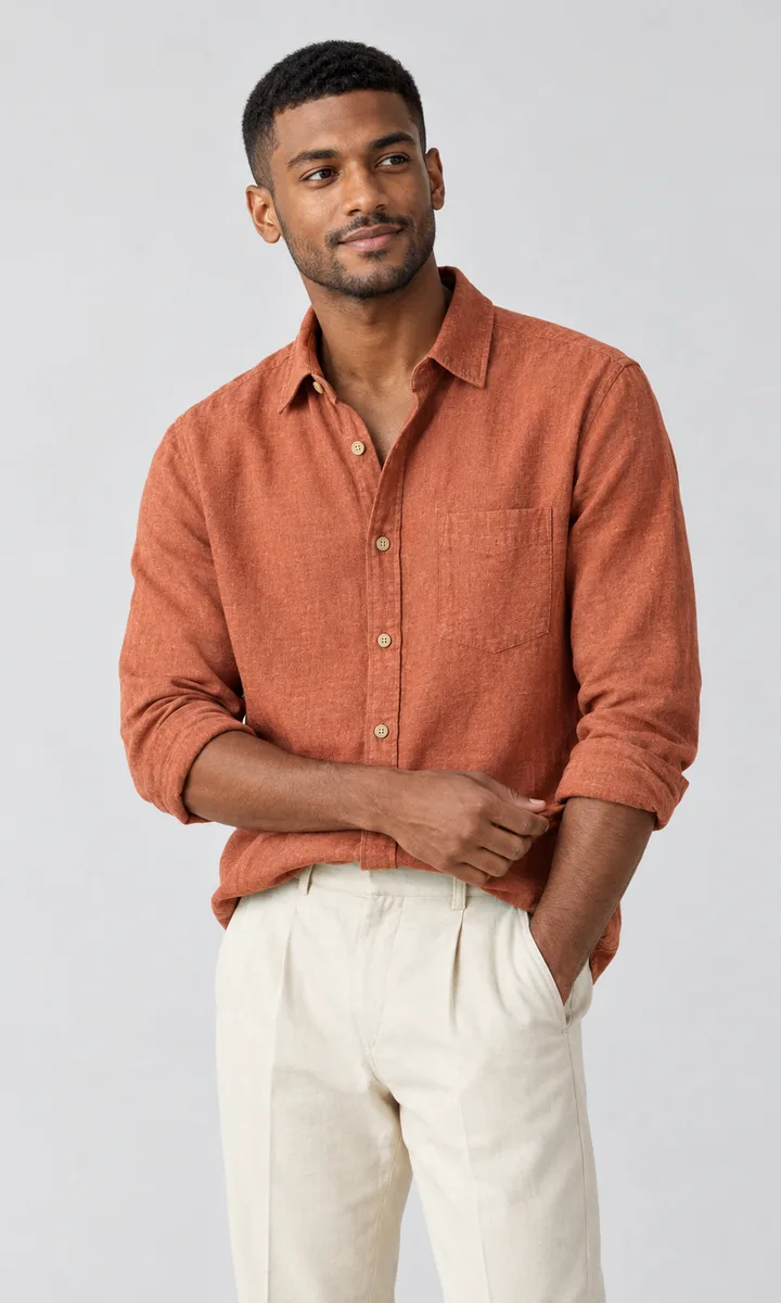 Linen shirt — studio